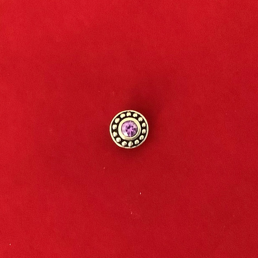 Kameleon Celestial Violet CZ & 18 KT gold Jewel Pop
